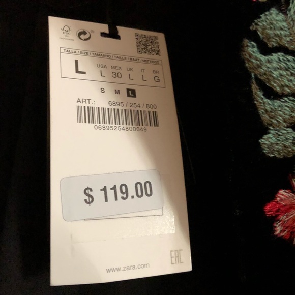 BNWT Zara Collection Velvet Jacket - Picture 2 of 7